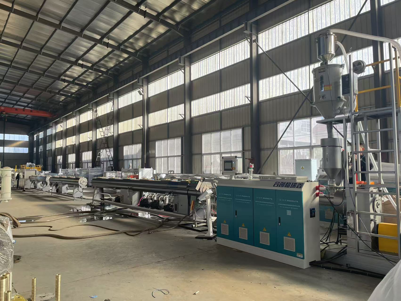 Mesin pipa HDPE 20-110mm berhasil diuji
