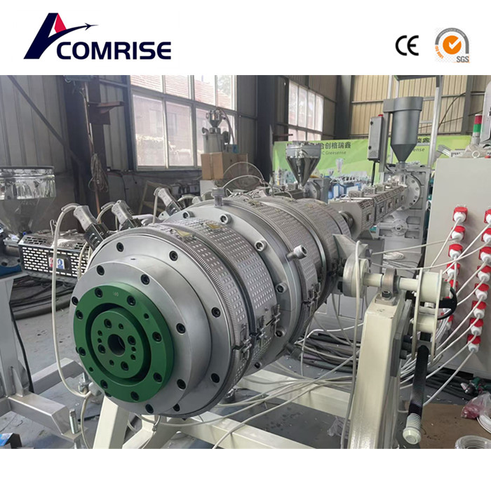 Mesin pipa HDPE 250mm dan 315mm sedang diproduksi