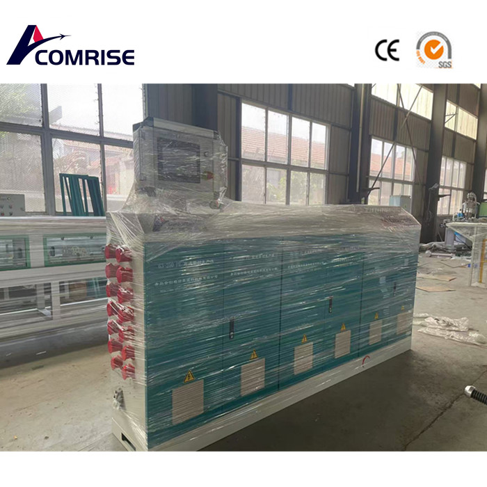 Jalur produksi pipa HDPE 63-250mm siap untuk pengiriman